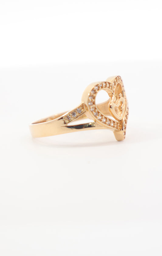 ANILLO CORAZON UN AMOR 18K