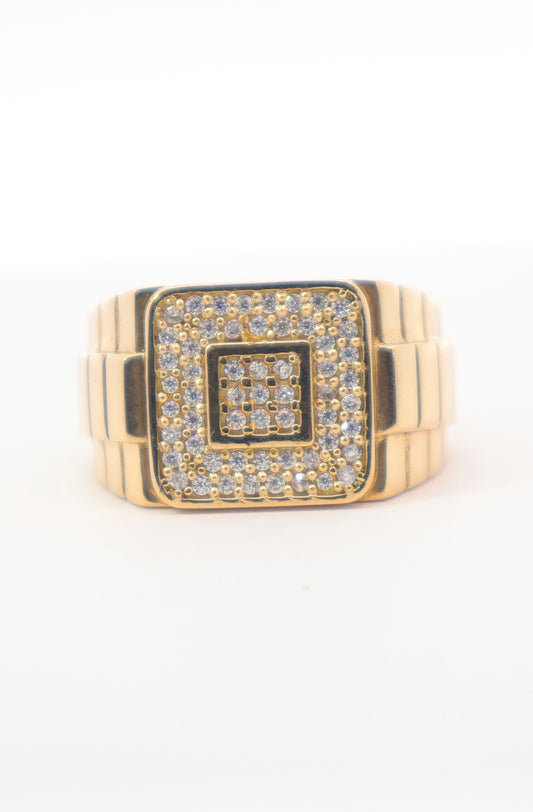 ANILLO MOISSANITAS HOMBRE TPO RLEX