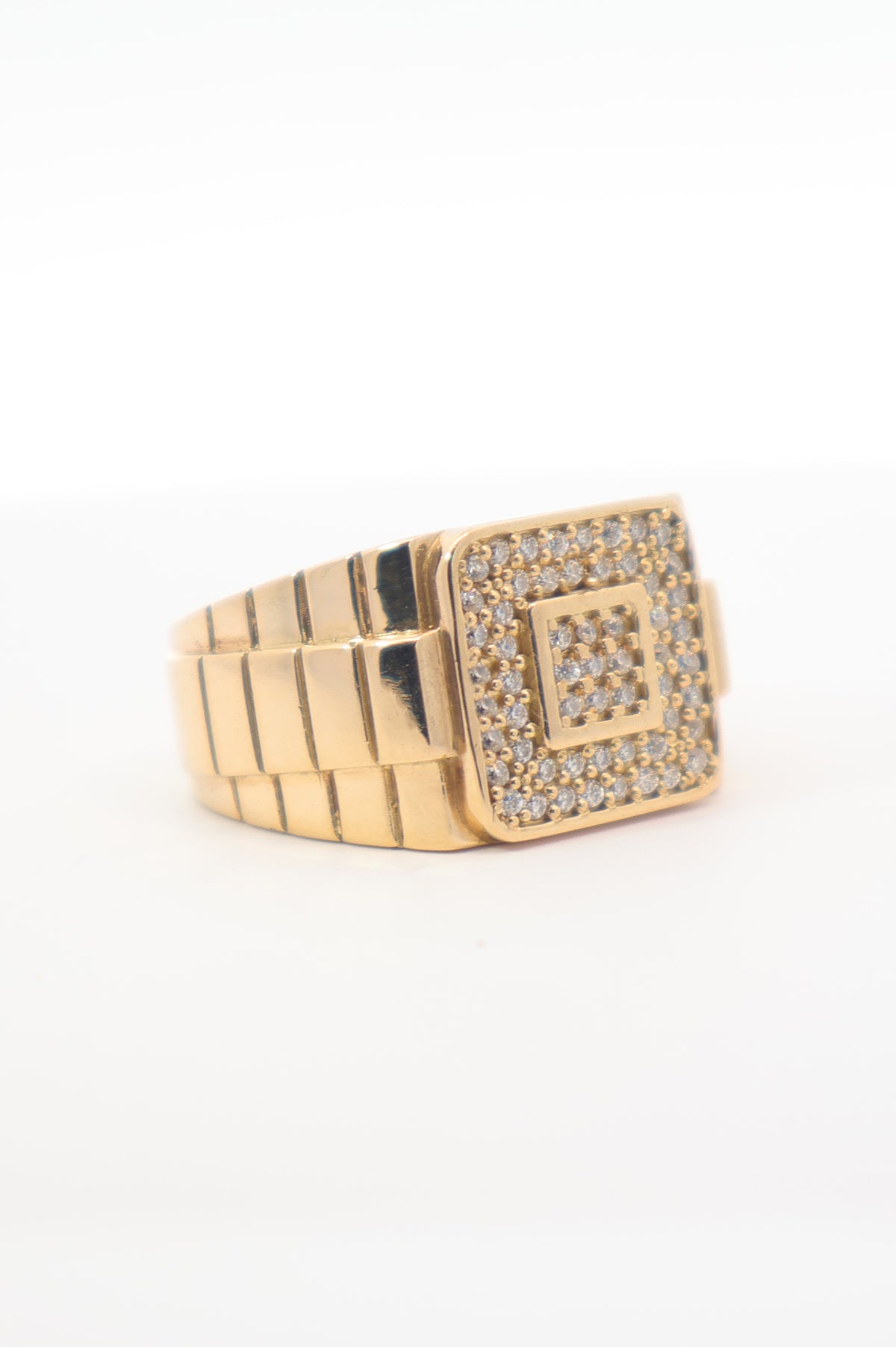 ANILLO MOISSANITAS HOMBRE TPO RLEX