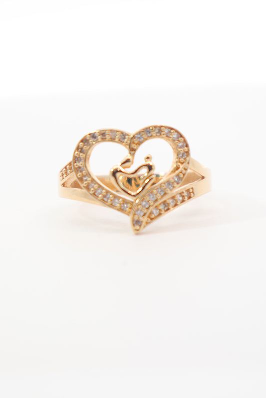 ANILLO CORAZON UN AMOR 18K