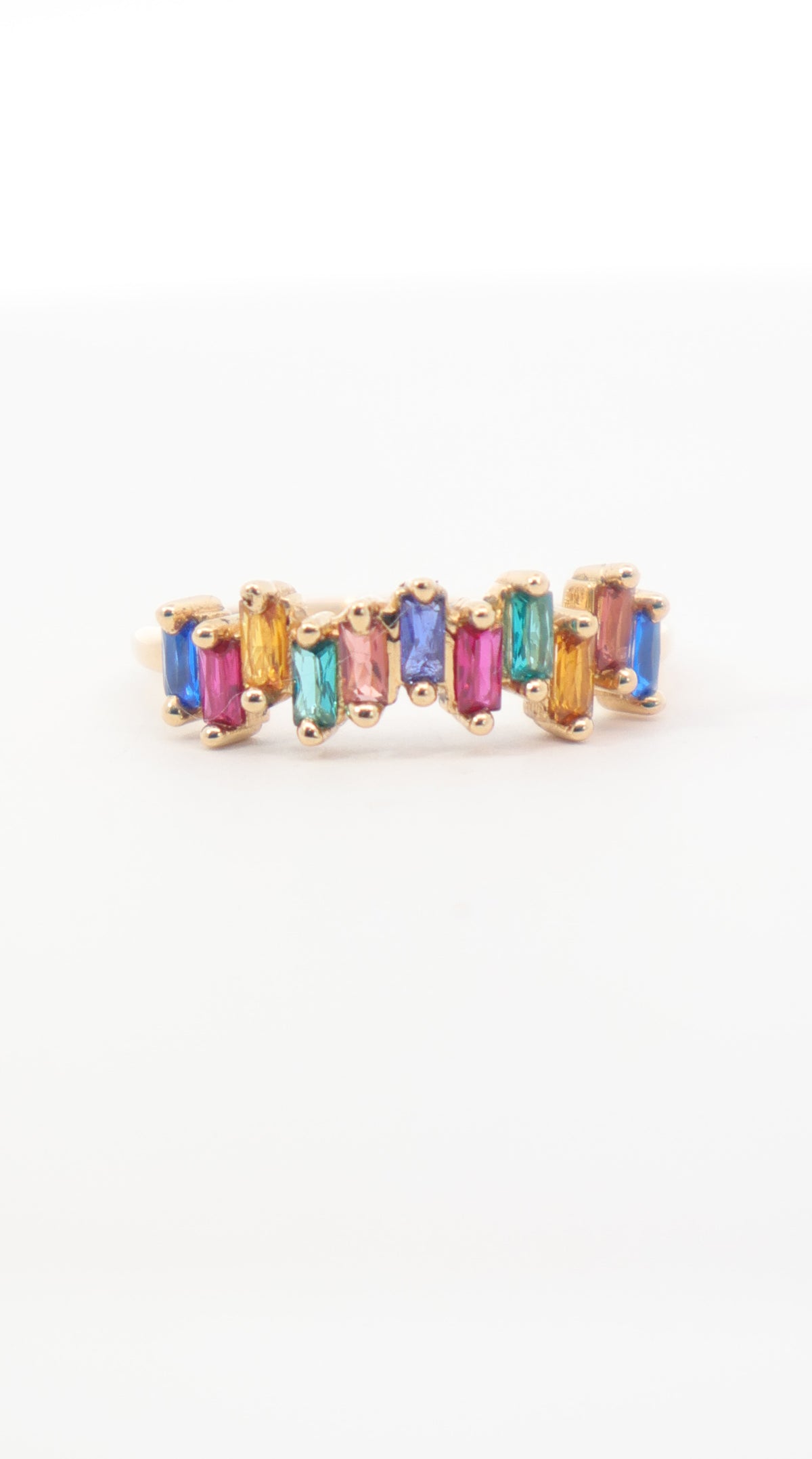 ANILLO DESIGUAL ORO AMARILLO 18K COLORS
