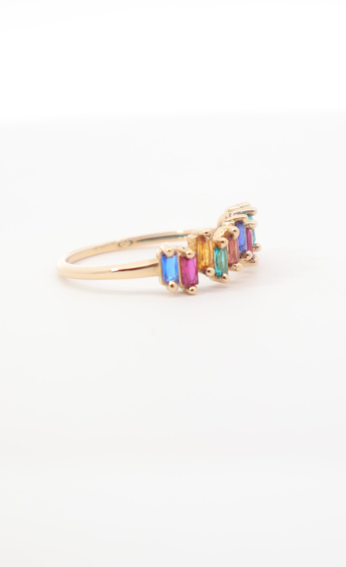 ANILLO DESIGUAL ORO AMARILLO 18K COLORS