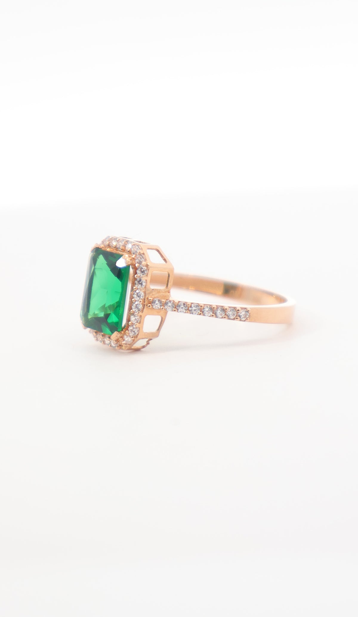 ANILLO ORO ROSA 18K NATURALEZA