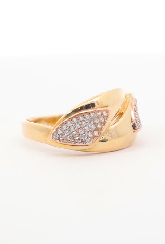 ANILLO ORO 18K DISEÑO PROPIO PUNTAS