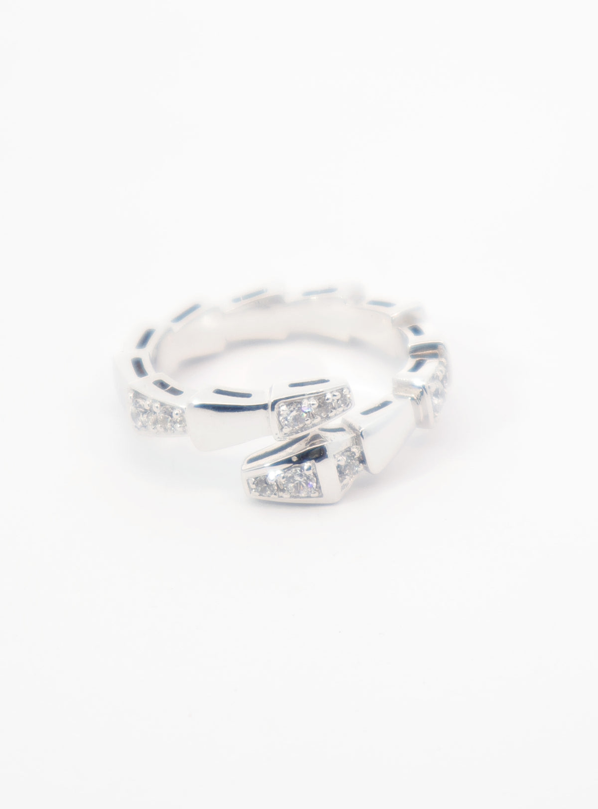 ANILLO SERPENTI ORO BLANCO 18K