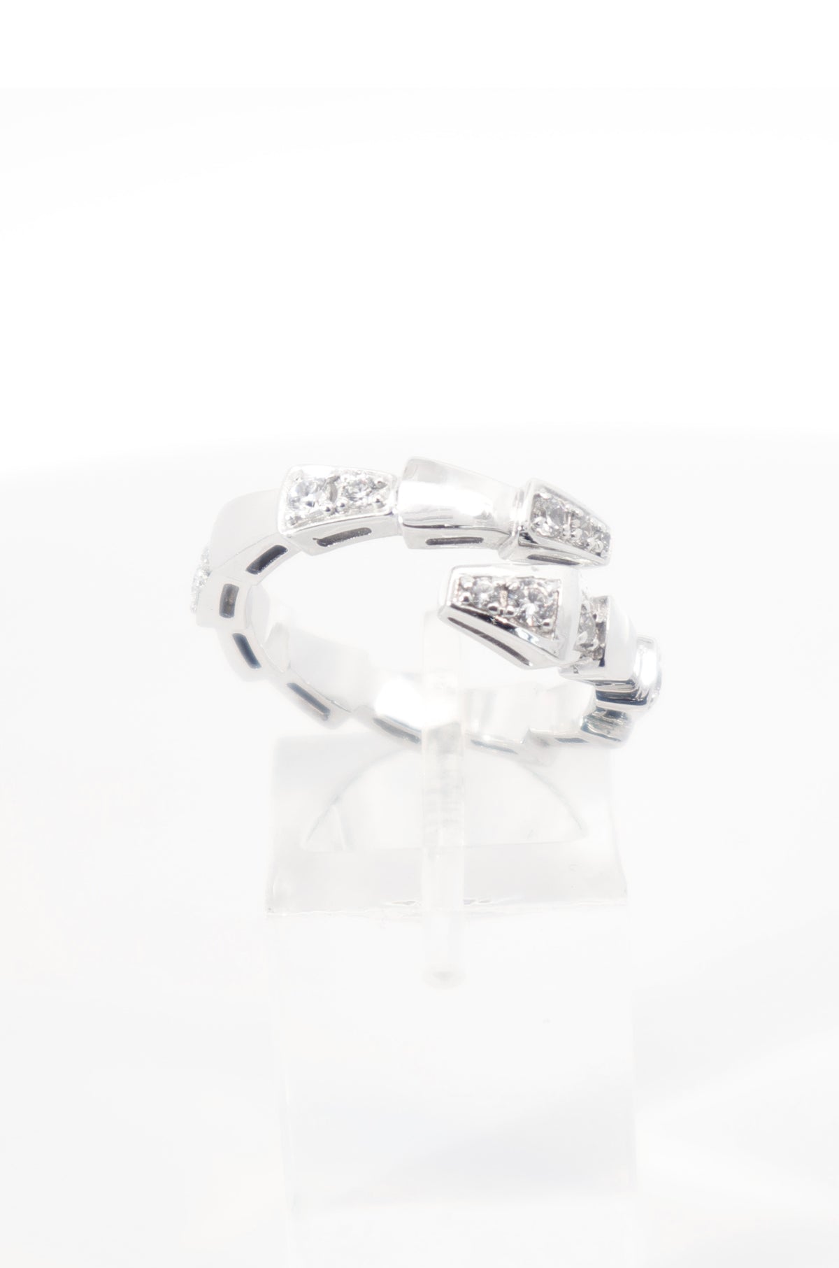 ANILLO SERPENTI ORO BLANCO 18K