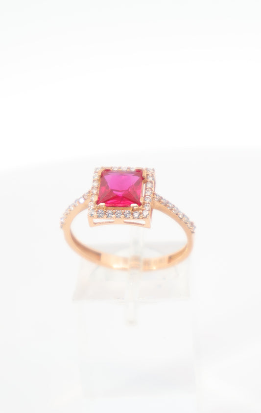 ANILLO ITALY RED PRINCESS