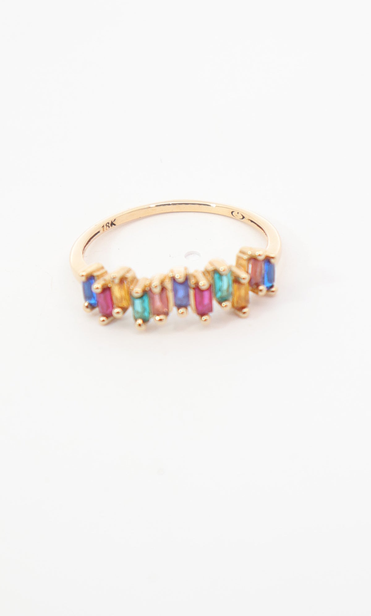 ANILLO DESIGUAL ORO AMARILLO 18K COLORS