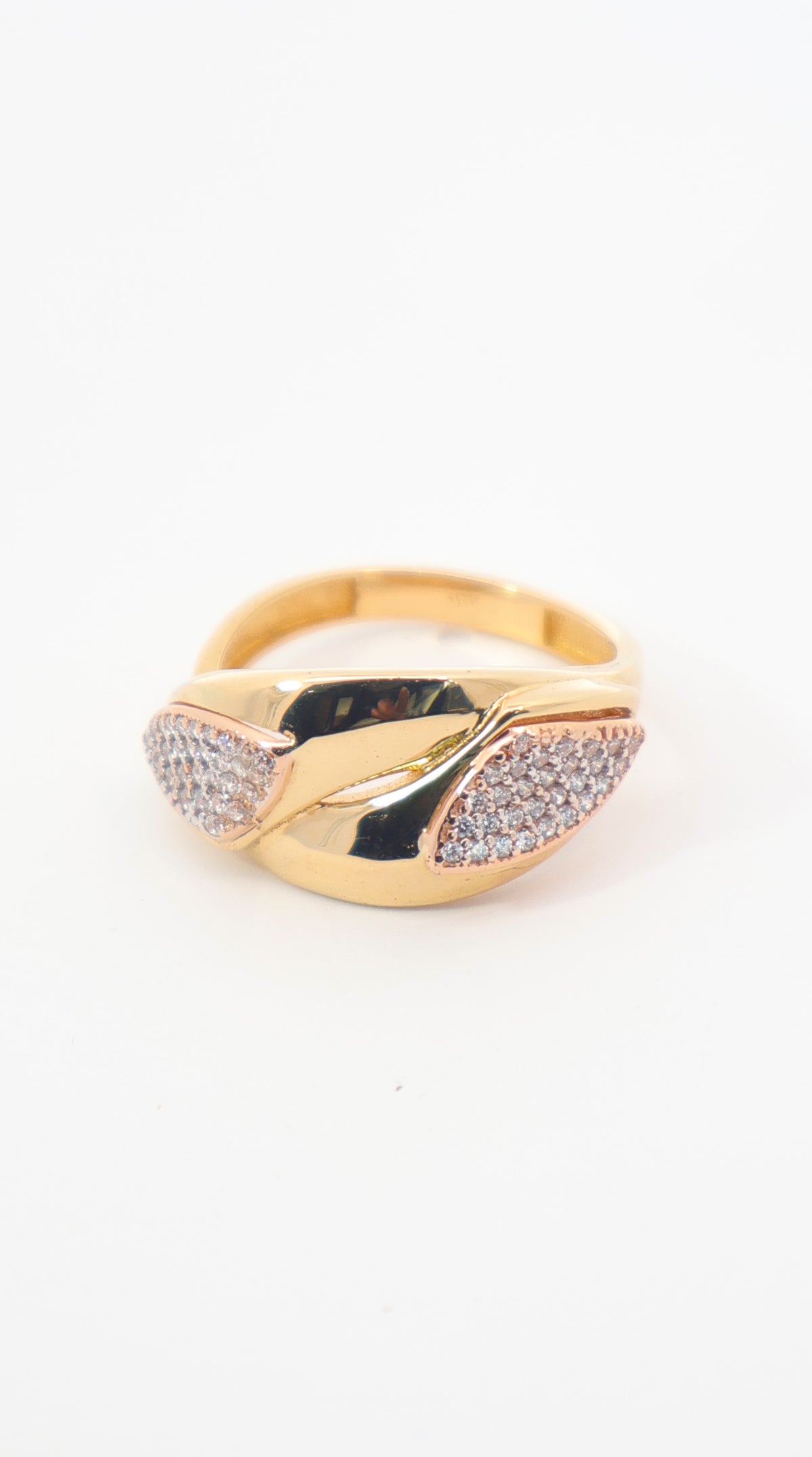 ANILLO ORO 18K DISEÑO PROPIO PUNTAS