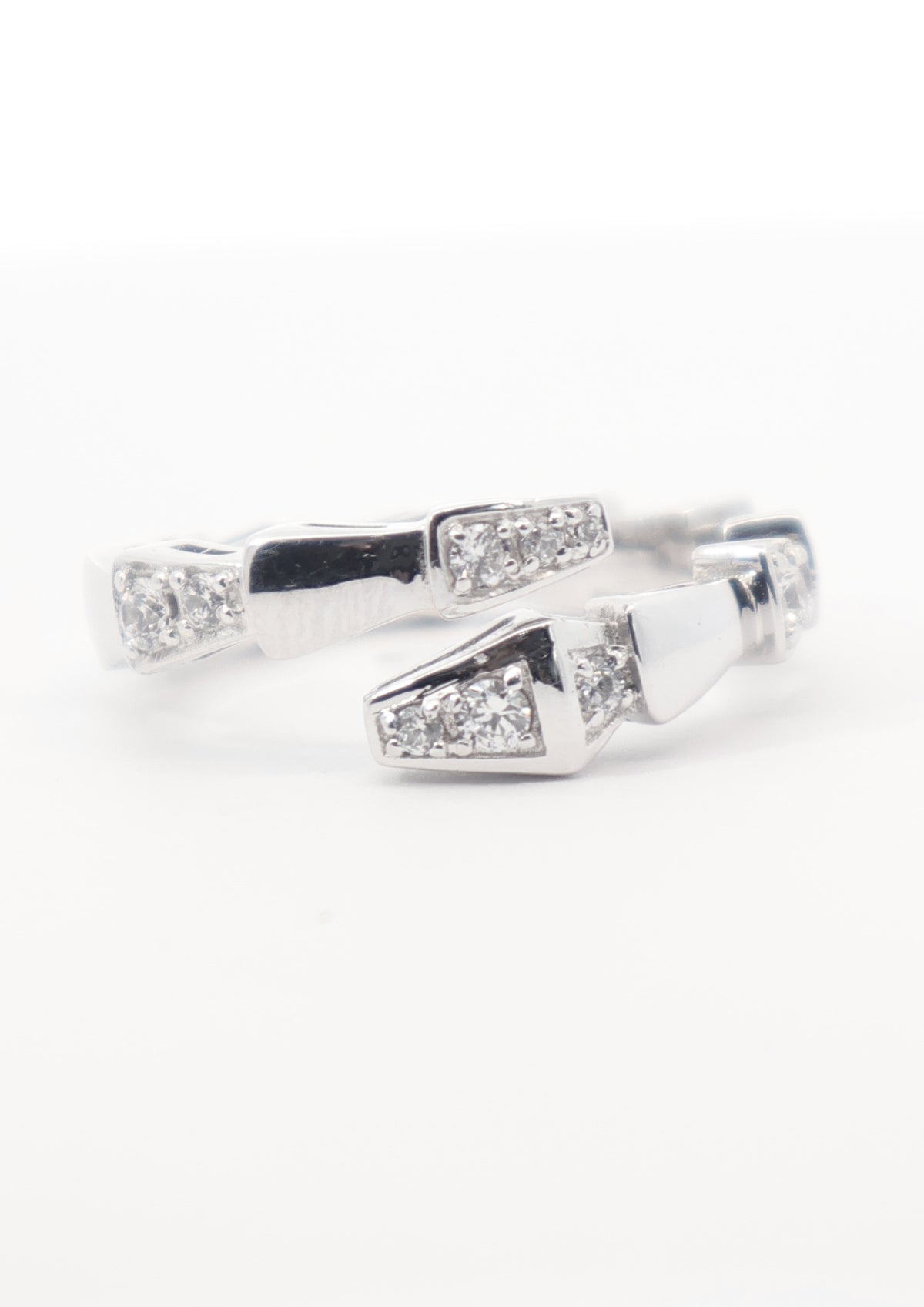 ANILLO SERPENTI ORO BLANCO 18K